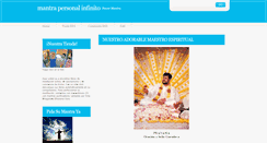 Desktop Screenshot of mantrapersonalinfinito.blogspot.com