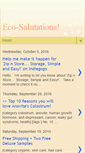 Mobile Screenshot of ecosalutations.blogspot.com