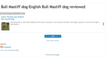 Tablet Screenshot of englishbullmastiffdogreviewed.blogspot.com