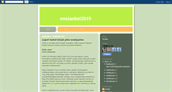 Desktop Screenshot of ensiaskel2010.blogspot.com