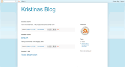 Desktop Screenshot of kristinasblogofboredom.blogspot.com