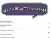 Tablet Screenshot of jenbstampin.blogspot.com