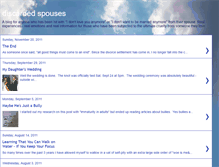 Tablet Screenshot of discardedspouses.blogspot.com