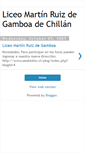 Mobile Screenshot of liceomartinruizdegamboa.blogspot.com