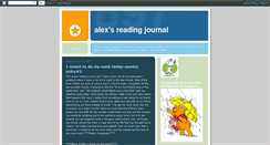 Desktop Screenshot of alexsreadingjournal.blogspot.com