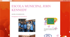 Desktop Screenshot of escolamunicipaljohnkennedy.blogspot.com
