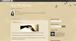 Desktop Screenshot of hismoments.blogspot.com