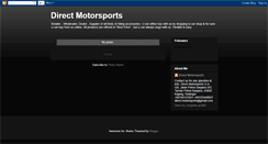 Desktop Screenshot of direct-motorsports.blogspot.com