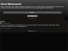 Tablet Screenshot of direct-motorsports.blogspot.com