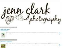 Tablet Screenshot of jennclarkphotography.blogspot.com