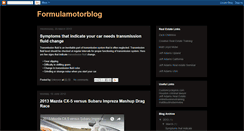 Desktop Screenshot of formulamotorblog.blogspot.com