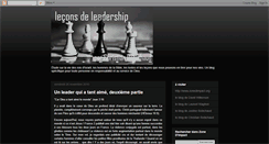 Desktop Screenshot of leconsdeleadership.blogspot.com