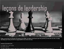 Tablet Screenshot of leconsdeleadership.blogspot.com