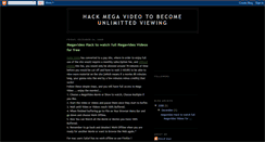 Desktop Screenshot of hackmegavideounlimitted.blogspot.com