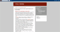 Desktop Screenshot of linuxgambas.blogspot.com