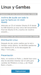 Mobile Screenshot of linuxgambas.blogspot.com