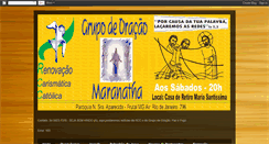 Desktop Screenshot of grupodeoracaomaranatha.blogspot.com