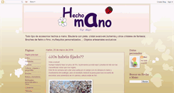 Desktop Screenshot of hechoamanopormari.blogspot.com