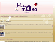 Tablet Screenshot of hechoamanopormari.blogspot.com