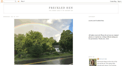 Desktop Screenshot of freckledhen.blogspot.com