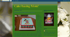 Desktop Screenshot of cakebakingmom.blogspot.com