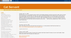 Desktop Screenshot of catservant.blogspot.com