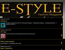 Tablet Screenshot of e-stylefashionmag.blogspot.com