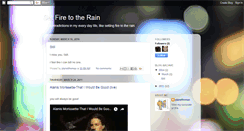 Desktop Screenshot of firetotherain.blogspot.com