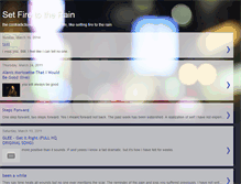 Tablet Screenshot of firetotherain.blogspot.com