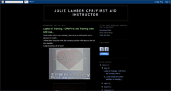 Desktop Screenshot of julielambercpr.blogspot.com