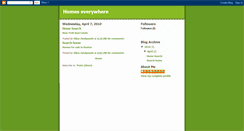 Desktop Screenshot of homeseverywhere.blogspot.com