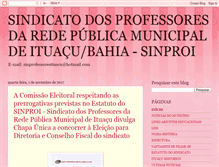 Tablet Screenshot of professoresituacu.blogspot.com