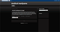 Desktop Screenshot of medicalmarijuanadiscussion.blogspot.com