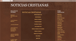 Desktop Screenshot of noticiascristianask.blogspot.com