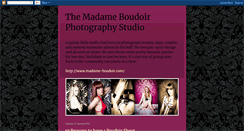 Desktop Screenshot of madame-boudoir.blogspot.com