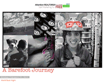 Tablet Screenshot of abarefootjourney.blogspot.com