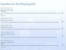 Tablet Screenshot of fengshuiwhisperingpath.blogspot.com