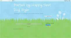 Desktop Screenshot of partiesbyhappynest.blogspot.com