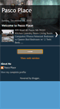 Mobile Screenshot of pascoplace.blogspot.com