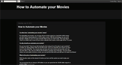 Desktop Screenshot of howtoautomateyourmovies.blogspot.com