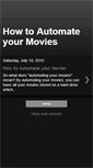 Mobile Screenshot of howtoautomateyourmovies.blogspot.com