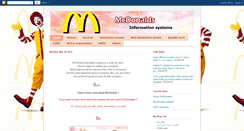 Desktop Screenshot of mcdonaldsmis.blogspot.com