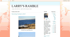 Desktop Screenshot of larrysramble.blogspot.com
