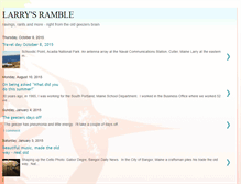 Tablet Screenshot of larrysramble.blogspot.com