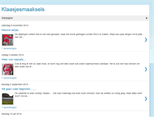 Tablet Screenshot of klaasjesmaaksels.blogspot.com