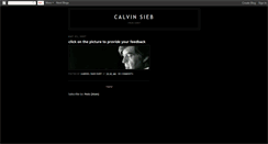 Desktop Screenshot of calvinsieb.blogspot.com