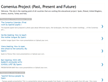 Tablet Screenshot of comeniusprojectppf.blogspot.com