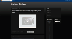 Desktop Screenshot of kohsaronline.blogspot.com