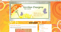 Desktop Screenshot of lorileedesigns.blogspot.com