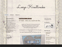 Tablet Screenshot of lexys-kreativecke.blogspot.com